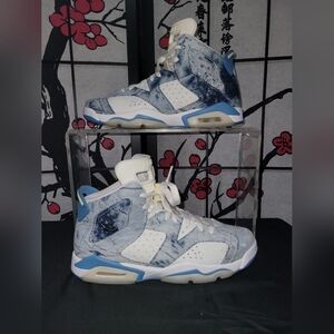 Jordan 6 Washed Denim Sneakers